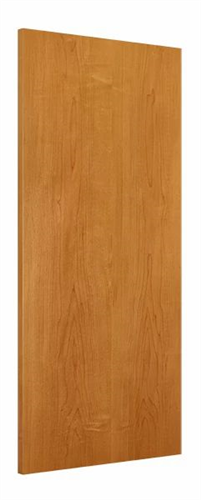 Wood Door 3'-6" x 7'-0", Plain Sliced White Maple, Prefinished Toast