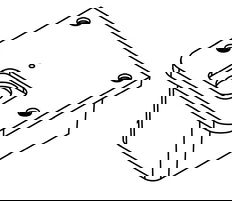 Sargent 98-2558 Top Retainer Pack for EL980 Mullion