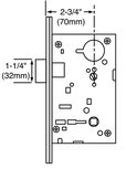 Sargent 8200 Series Deadbolt, Deadlock (22) Function