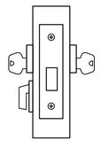 Sargent 4870 Series Deadbolt, Public Toilet