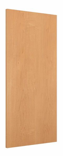 Wood Door 4'-0" x 7'-0", Plain Sliced White Maple, Prefinished Caramel