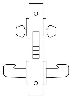 Sargent 8200 Series Heavy Duty Mortise Lockset, Store Door (8226) Function, Lockbody Only