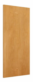 Wood Door 4'-0" x 7'-0", Plain Sliced White Maple, Prefinished Honey