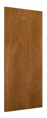 Wood Door 4'-0" x 7'-0", Plain Sliced White Maple, Prefinished Nutmeg