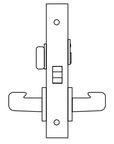 Sargent 8200 Series Heavy Duty Mortise Lockset, Privacy Bath/Bedroom (8265) Function with Indicator