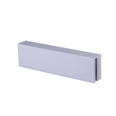 Schlage Electronics Herculite Door Bracket Kit for M490 Series Electromagnetic Lock, Satin Aluminum