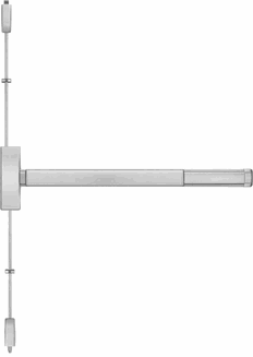Best (Precision) Apex 2200, Grade 1, Surface Vertical Rod Exit Device, 36", Satin Stainless Steel