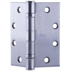 Best (Stanley) CEFBB199 Heavy Weight, Exposed Bearing Electric Hinge, 4.5x4.5", Satin Stainless Steel