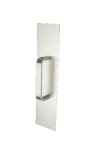 Rockwood Door Pull (1" Half Round) + Plate