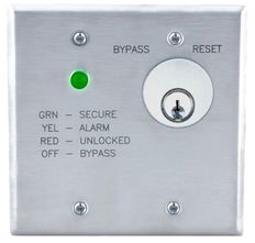 SDC 101-1AK Single Door Indicator w/ Key Switch & Bypass