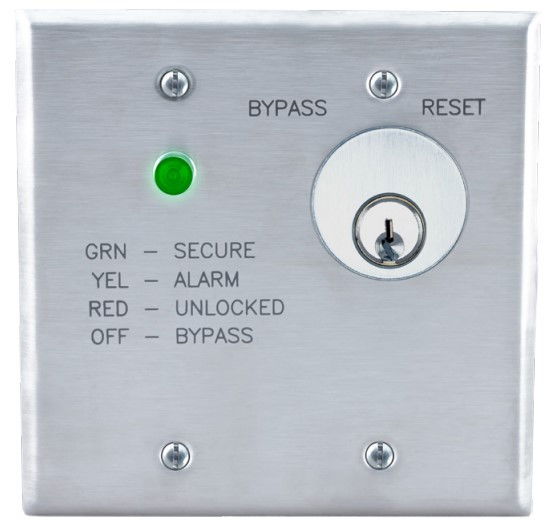 SDC 101-1AK Single Door Indicator w/ Key Switch & Bypass