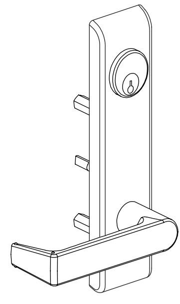 ルーテシア FR Shop Falcon 179L Trim for 1790 Rim Panic Device