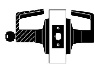Shop Falcon W-Series Cylindrical Lockset, Storeroom Function