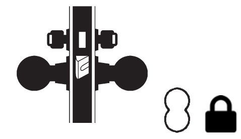 Falcon MA Series Heavy Duty Mortise Lockset, Store Door Function