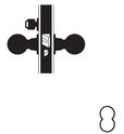 Falcon MA Series Heavy Duty Mortise Lockset, Holdback Function