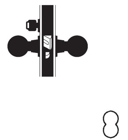Falcon MA Series Heavy Duty Mortise Lockset, Holdback Function