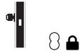 Falcon MA Series Heavy Duty Mortise Deadlock, Outside Only