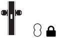 Falcon MA Series Heavy Duty Mortise Deadlock, Two Sided