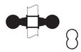 Falcon MA Series Heavy Duty Mortise Dummy Trim