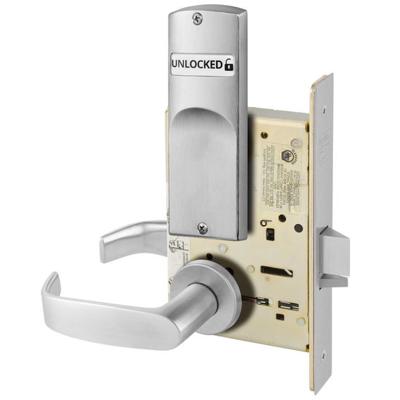 Sargent 8200 Series Heavy Duty Mortise Lockset, Classroom (8237) Function with Indicator