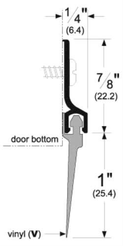 Pemko 307 Door Bottom Sweep