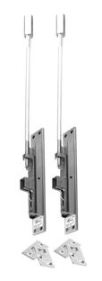 ABH 1855 Manual Flush Bolt, Metal Door Application, Select Single or Pair