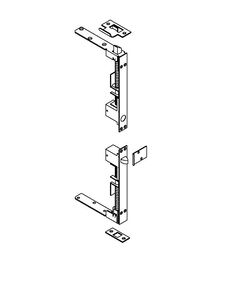 ABH 1863P Self-Latching Bolt, Wood Door Application, Select Single or Pair