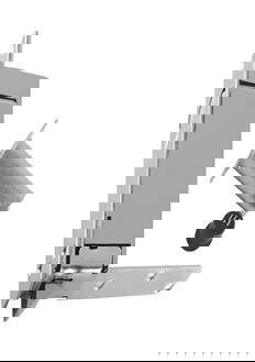 ABH 1866 Self-Latching Top Bolt and Bottom Fire Bolt, Wood Door Application