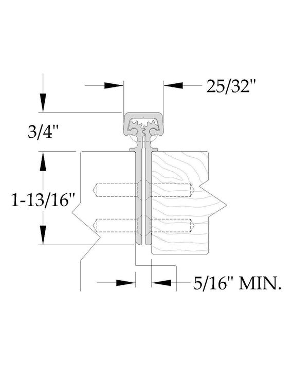 ABH A270 Full Mortise Continuous Gear Hinge