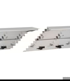 Bobrick B-239 Shelf, Mop/Broom Holder, Hooks