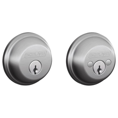Schlage Residential B62 Deadbolt, Double Cylinder