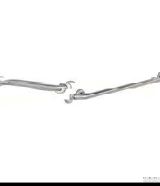 Bobrick B-6861 Two-Wall Shower Grab Bar, 1-1/2" Tube