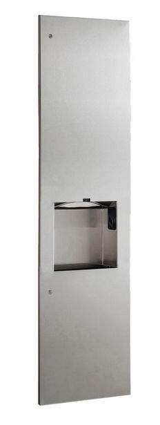 Bobrick B-38030 Paper Towel Dispenser/Automatic Hand Dryer/Waste Bin (3-in-1 Unit)