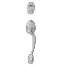 Schlage Residential F-Series Exterior Handle Set, Entrance Function