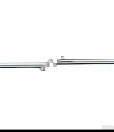 Bobrick B-6047 Shower Rod - 1"Dia. Tube, Square Flanges