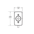Sargent 1560 Series Electromagnetic Door Holder