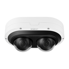 Hanwha Wisenet PNM-C12083RVD 6MP X 2 AI, IR Outdoor Dome Camera