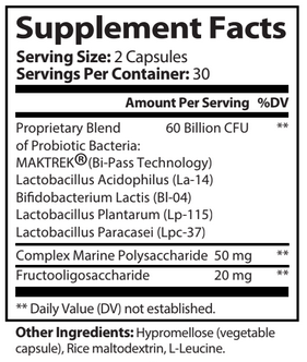 Probiotic 60B With Prebiotic